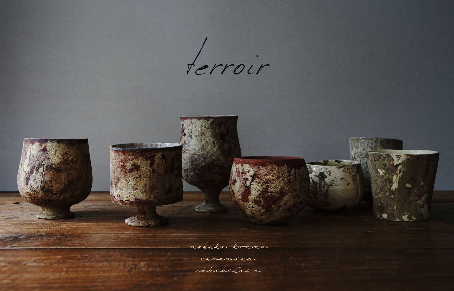 紺野乃芙子 うつわ展 “terroir”